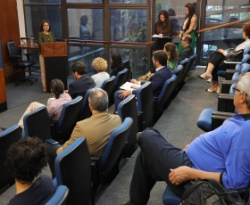 Encontro do Serviço Alemão de Intercâmbio Acadêmico com os ex-bolsistas do DF. 31/10/2025 Foto: Beto Monteiro/Ascom UnB